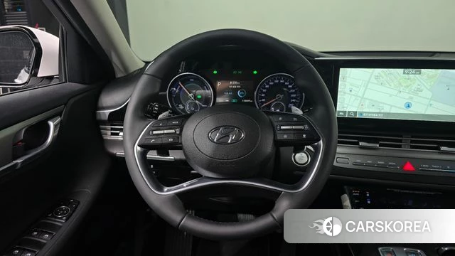 Hyundai The New Grandeur IG Hybrid 2021 Белый из Кореи, фото 3