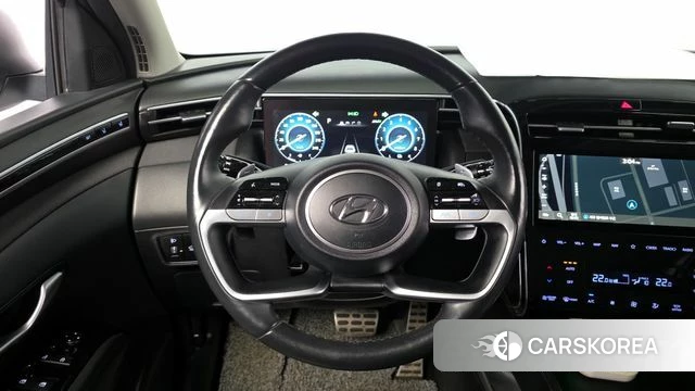 Hyundai Tucson Hybrid (NX4) 2022 Белый из Кореи, фото 3