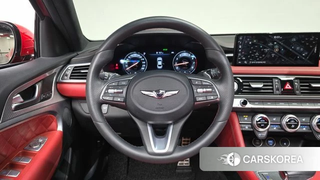 Genesis The New G70 2021 Красный из Кореи, фото 3