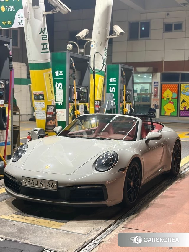 Porsche 911(992) 2020 Серебристо-серый из Кореи, фото 3