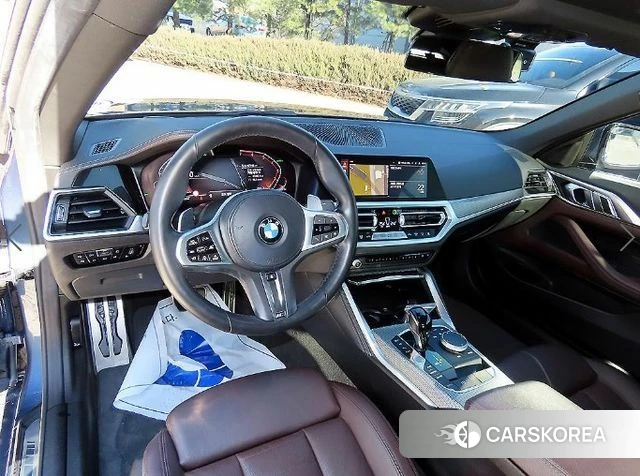 BMW 4 Series (G22) 2021 Синий из Кореи, фото 3