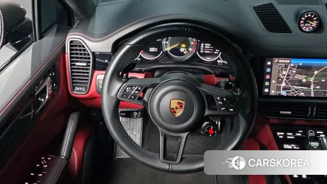 Porsche Cayenne (PO536) 2022 Черный из Кореи, фото 3