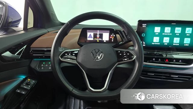 Volkswagen ID.4 2023 Синий из Кореи, фото 3