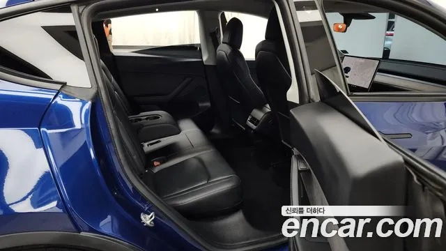 Tesla Model Y 2021 Синий из Кореи, фото 3