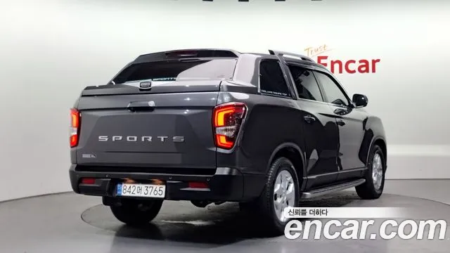 Ssangyong The New Rexton Sport 2022 Серый из Кореи, фото 3