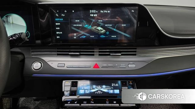 Hyundai The New Grandeur IG Hybrid 2022 Черный из Кореи, фото 3