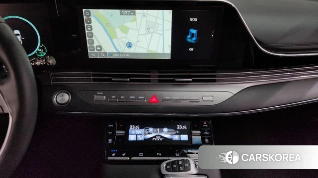 Hyundai The New Grandeur IG Hybrid 2021 Белый из Кореи, фото 3