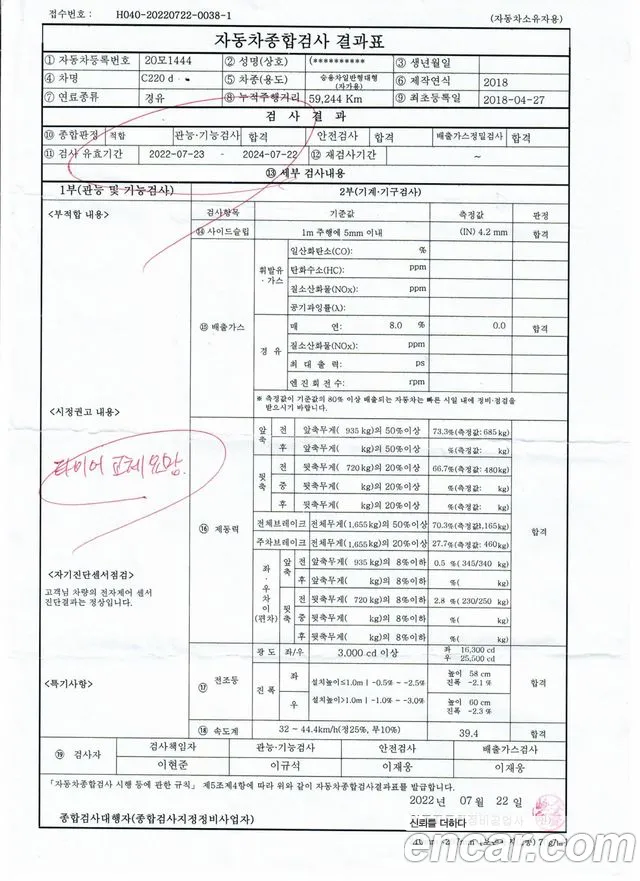 Mercedes-Benz C-Class W205 id 2706007 из Кореи 3