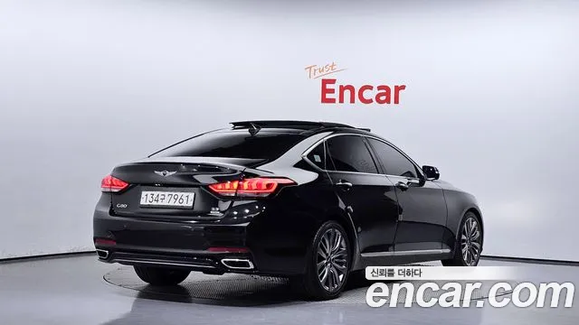 Genesis G80 2018 Черный из Кореи, фото 3