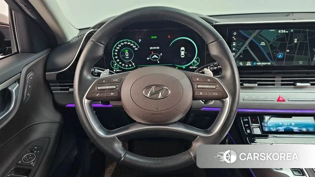 Hyundai The New Grandeur IG Hybrid 2021 Черный из Кореи, фото 3