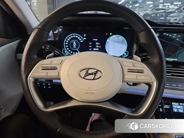 Hyundai The New Grandeur IG Hybrid 2021 Серый из Кореи, фото 3