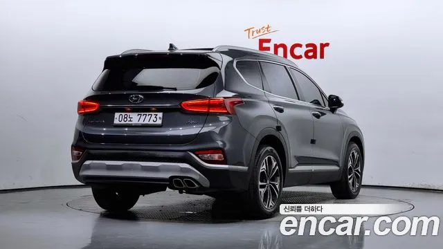 Hyundai Santa Fe TM 2018 Темно-зеленый из Кореи, фото 3