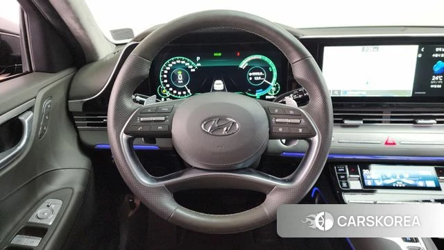 Hyundai The New Grandeur IG Hybrid 2022 Черный из Кореи, фото 3