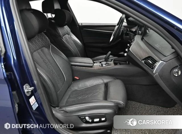 BMW 5 Series (G30) 2018 Синий из Кореи, фото 3