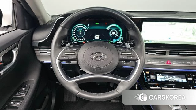 Hyundai The New Grandeur IG Hybrid 2021 Белый из Кореи, фото 3