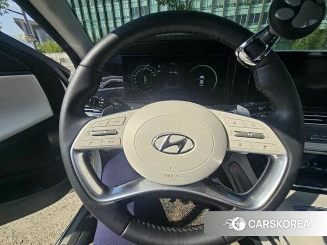 Hyundai The New Grandeur IG Hybrid 2022 Белый из Кореи, фото 3