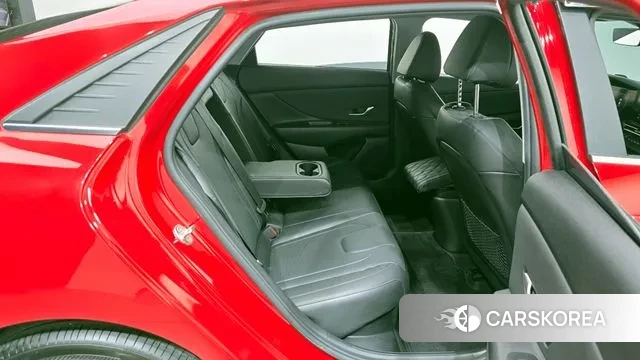 Hyundai Avante Hybrid (CN7) 2021 Красный из Кореи, фото 3