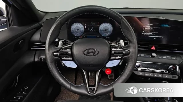 Hyundai The New Avante (CN7) 2024 Небесно-голубой из Кореи, фото 3