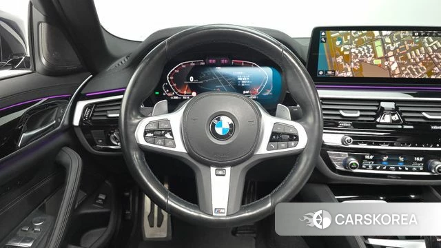 BMW 5 Series (G30) 2022 Черный из Кореи, фото 3