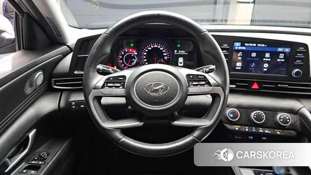 Hyundai Avante (CN7) 2021 Небесно-голубой из Кореи, фото 3