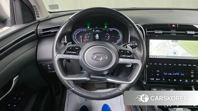 Hyundai Tucson Hybrid (NX4) 2022 Белый из Кореи, фото 3