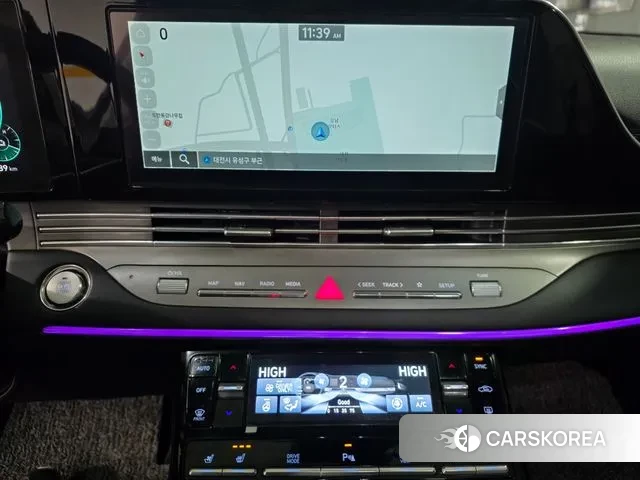 Hyundai The New Grandeur IG Hybrid 2021 Черный из Кореи, фото 3