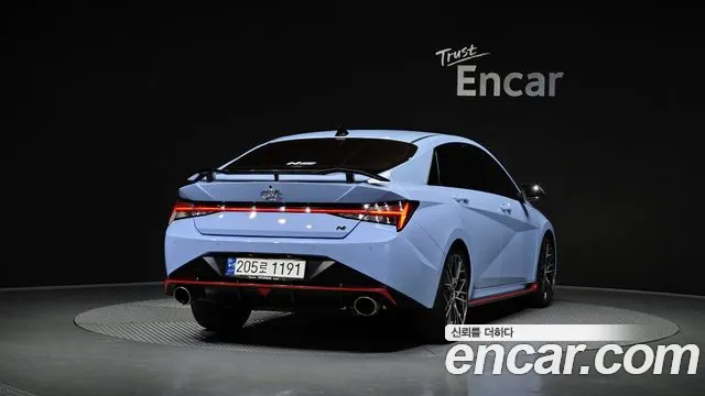 Hyundai Avante (CN7) 2022 Небесно-голубой из Кореи, фото 3