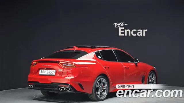 Kia Stinger 2018 Красный из Кореи, фото 3