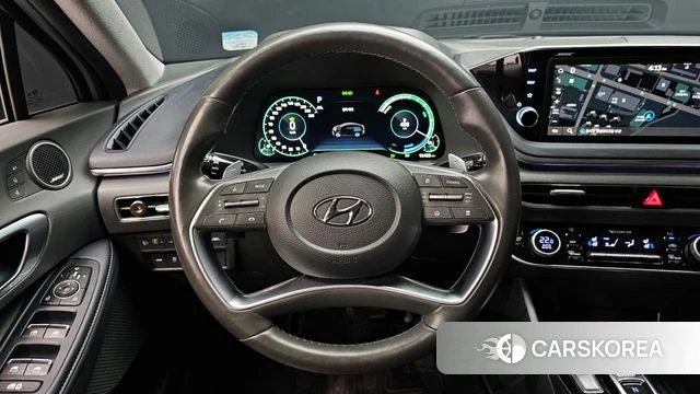 Hyundai Sonata Hybrid (DN8) 2020 Серебристо-серый из Кореи, фото 3