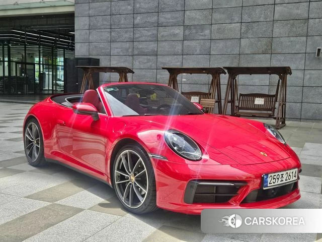 Porsche 911(992) 2023 Красный из Кореи, фото 3