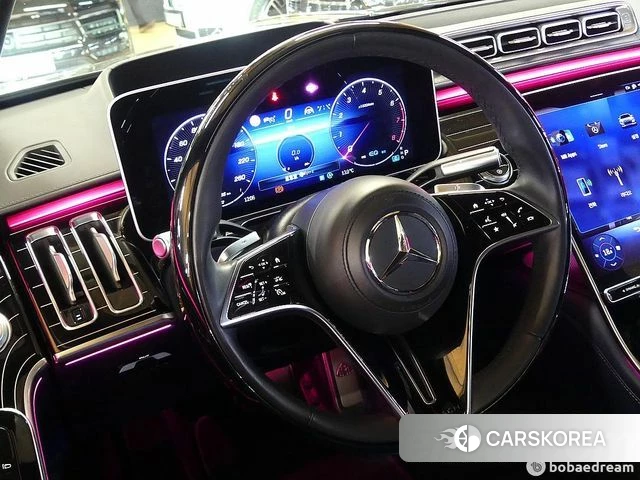 Mercedes-Benz S-Class W223 2022 Темно-зеленый из Кореи, фото 3