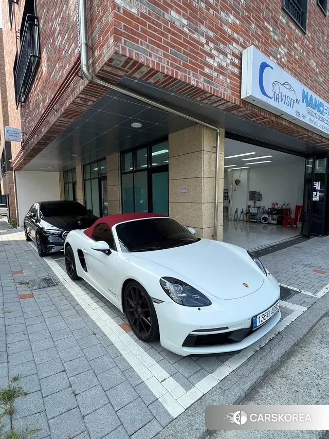 Porsche 718 Boxster 2022 Белый из Кореи, фото 3