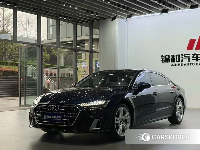 Audi A7L 2023 Синий из Китая, фото 3