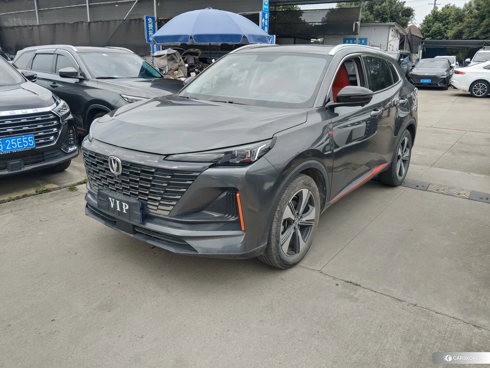 Chang'an CS55 PLUS 2021 Темно-серый из Китая, фото 3