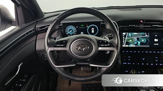 Hyundai Tucson Hybrid (NX4) 2021 Белый из Кореи, фото 3