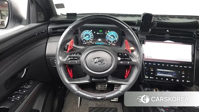 Hyundai Tucson Hybrid (NX4) 2021 Белый из Кореи, фото 3