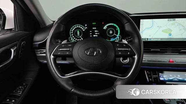 Hyundai The New Grandeur IG Hybrid 2021 Белый из Кореи, фото 3