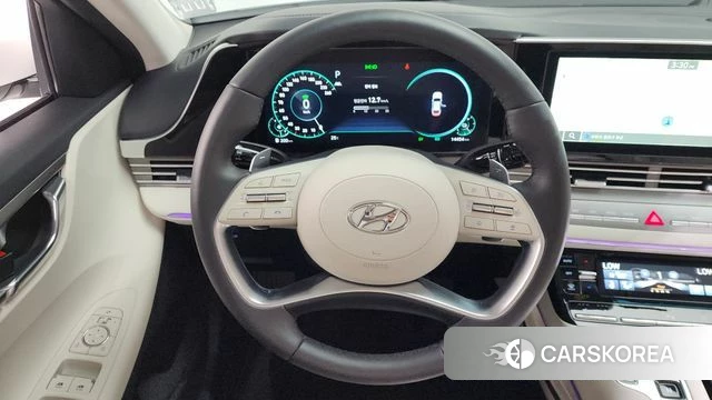 Hyundai The New Grandeur IG Hybrid 2021 Белый из Кореи, фото 3
