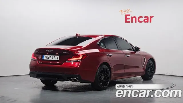 Genesis G70 2018 Красный из Кореи, фото 3