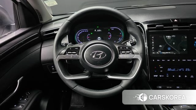 Hyundai Tucson Hybrid (NX4) 2022 Белый из Кореи, фото 3