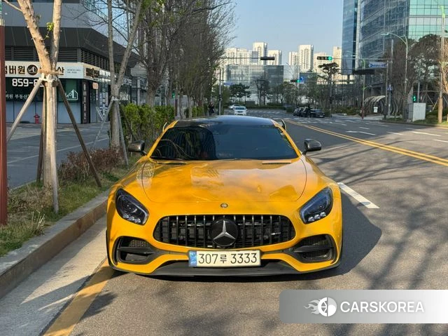 Mercedes-Benz AMG GT 2018 Желтый из Кореи, фото 3