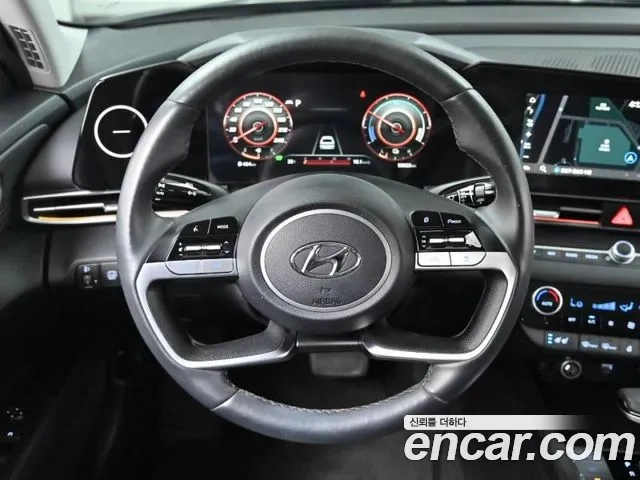Hyundai Avante Hybrid (CN7) 2021 Серый из Кореи, фото 3