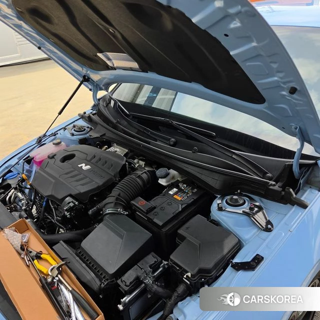 Hyundai The New Avante (CN7) 2024 Небесно-голубой из Кореи, фото 3