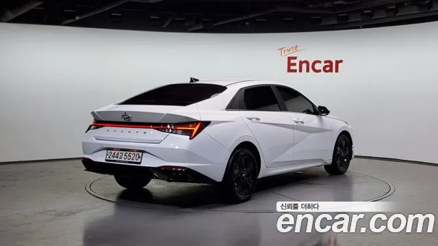 Hyundai Avante (CN7) 2020 Белый из Кореи, фото 3