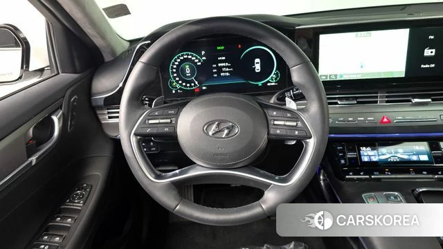 Hyundai The New Grandeur IG Hybrid 2021 Белый из Кореи, фото 3