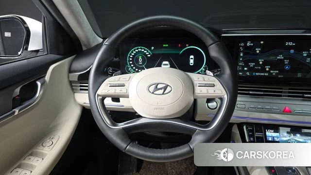 Hyundai The New Grandeur IG Hybrid 2022 Белый из Кореи, фото 3