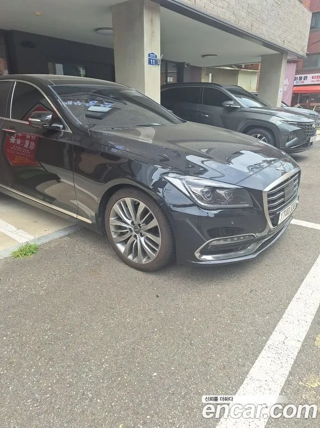 Genesis G80 2018 Черный из Кореи, фото 3