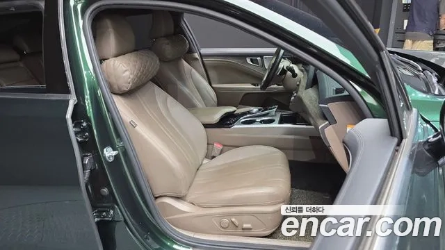 Kia K8 Hybrid 2021 Темно-зеленый из Кореи, фото 3