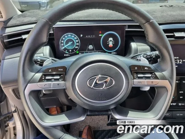 Hyundai Tucson Hybrid (NX4) 2022 Небесно-голубой из Кореи, фото 3