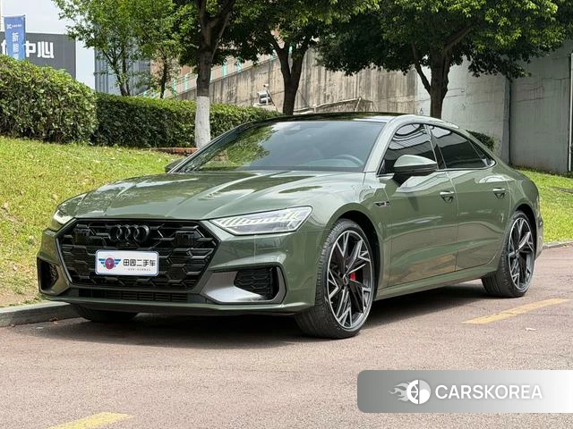 Audi A7L 2024 Зеленый из Китая, фото 3
